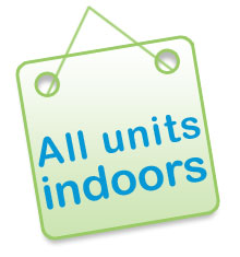 All units indoors